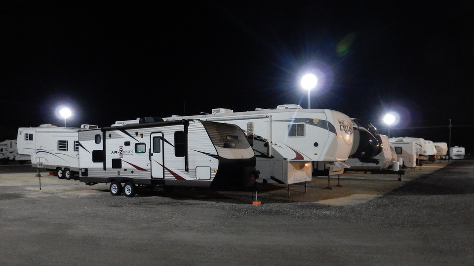 Secure RV Storage At Night Aransas Pass, TX